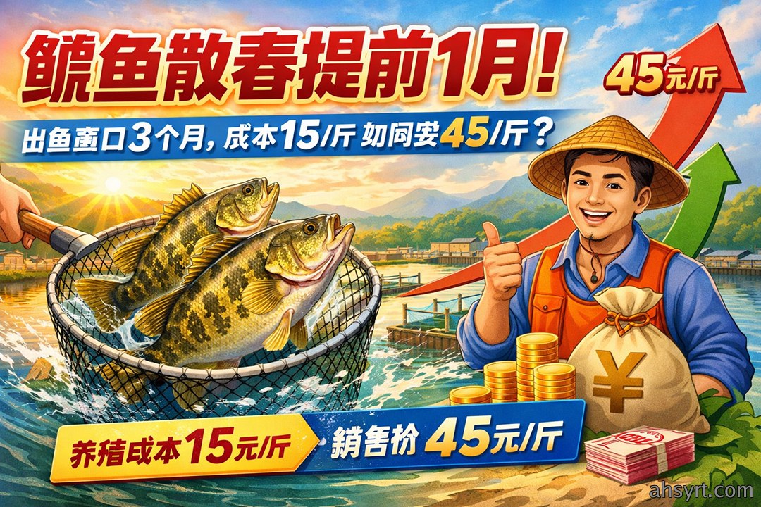 鳜鱼散春提前1月