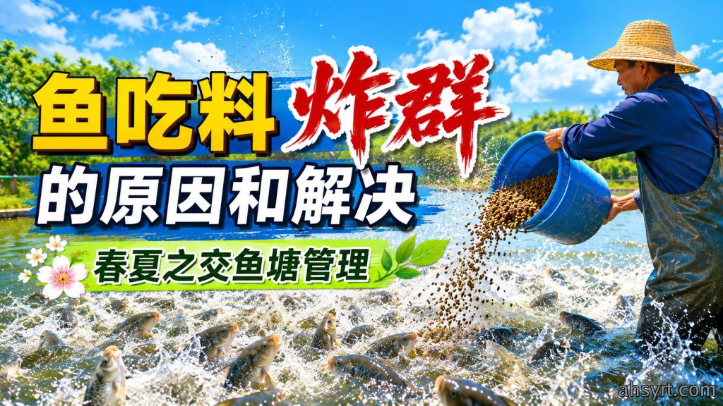 【鱼塘管理】鱼吃料炸群的原因和解决,春夏之交鱼塘管理